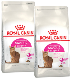 Сухой корм для кошек Royal Canin Savor Exigent для привередливых 2 шт по 0,4 кг