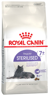 Сухой корм для кошек Royal Canin Sterilised 7+, для кастрированных, 2 шт по 0,4 кг