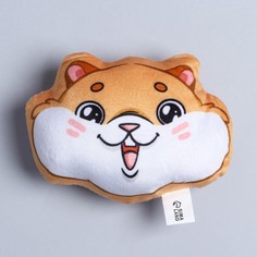 Игрушка для кошек Пушистое счастье Хомячок с мятой из текстиля, 12 x 9,2 см