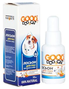 Лосьон для глаз животных Good Dog&Cat Очищение 30мл