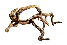 Коряга для аквариума и террариума UDeco Grapevine L виноградная лоза натуральная, 1-2 кг