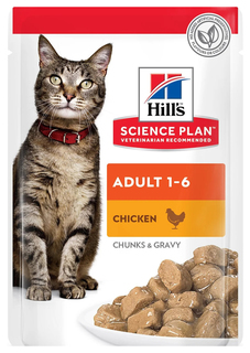 Влажный корм для кошек Hills Science Plan с курицей, 85 г