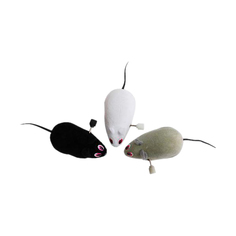 Игрушка для кошек Уют Мышь с заводным механизмом 7 см 15 шт