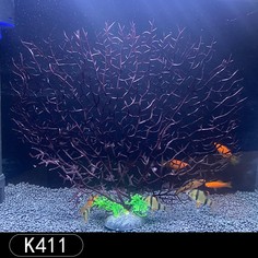 Коралл для аквариума Горгонария 30х25 см цвет K411 No Brand
