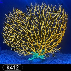 Коралл для аквариума Горгонария 30х25 см цвет K412 No Brand