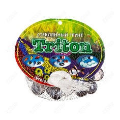 Грунт для аквариума Triton №39 стеклянный, круглый, серебристый, 50 шт Тритон