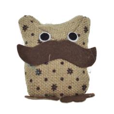 Игрушка для кошек Chomper Natural Сова с кошачьей мятой