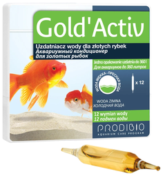Кондиционер для воды Prodibio Gold`Activ для золотых рыбок, 12шт