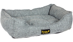 Лежак для животных Pride, Прованс, прямоугольный, цвет графитовый, 87 х 78 х 23 см