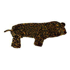 Комбинезон для собак Lady Pink Basic леопард с капюшоном, размер XXL
