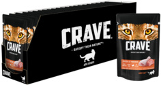 Влажный корм для кошек Crave Курица, 30шт по 70г