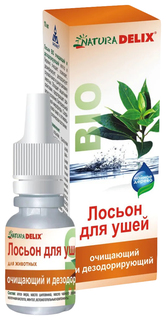 Лосьон ушной для животных Natura Delix Bio, 10 мл Bionix