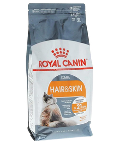 Сухой корм для кошек ROYAL CANIN Hair and Skin care для кожи и шерсти птица 2 кг