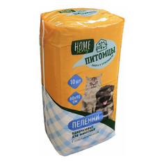 Пеленки для животных Home Story одноразовые с суперабсорбентом 60 x 90 см 10 шт