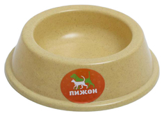 Миска бамбуковая малая, 15 х 4 см, 150 мл, бежевая Пижон