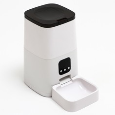 Автокормушка для животных контейнер 4 л, 2 кг сухого корма, с Wi-Fi, функция записи голоса No Brand
