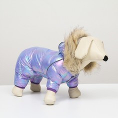 Комбинезон для собак Глянец, размер 8, фиолетовый No Brand