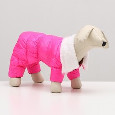 Комбинезон для собак Астронавт, размер 10, розовый No Brand