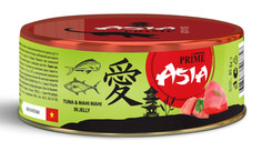 Влажный корм для кошек Prime Asia тунец с рыбой махи-махи в желе, в консервах 85 г х 24 шт P.R.I.M.E.