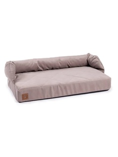 Лежанка ортопедическая прямоугольная с бортиком daDream Roombed серый 40х60 см