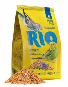 Корм для волнистых попугаев RIO, 1 кг
