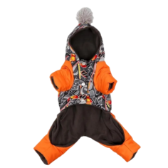 Комбинезон для животных "Принт", флис, 2XL (ДС 34-36,ОШ 34-36,ОГ 44-48 см), микс No Brand