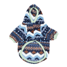 Толстовка для животных "Скандинавия", флис, M (ДС 24-26, ОГ 34-36, ОШ 28 см), микс No Brand
