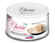 Влажный корм для котят Pettric Cherie, мусс из курицы, 80 г х 24 шт