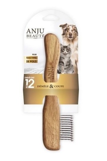 Расческа дешеддер Anju Beaute коричневый S