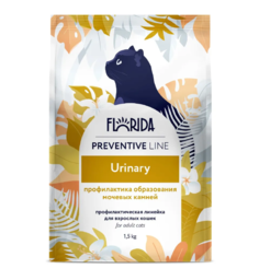 Сухой корм для кошек FLORIDA Preventive Line Urinary индейка 1,5 кг