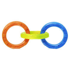 Игрушка для собак Nerf синий-оранжевый-зеленый 27 см