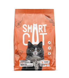Сухой корм для кошек Smart Cat для взрослыхиндейка 5 кг
