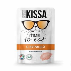 Влажный корм для кошек Kissa с курицей, 75 г