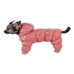 Пуховик для собак Dogmoda Тренд, розовый, размер 3, девочка