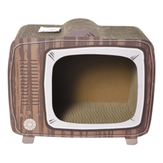 Когтеточка для кошек Foxie Prime time Домик, 43,2 х 23 х 35,4 см