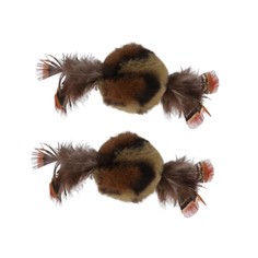 Игрушка для кошек Chomper Great Outdoors набор мячики с перьями, 2 шт