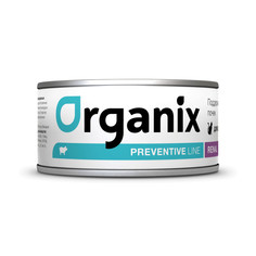 Влажный корм для кошек Organix Preventive Line для почек, со свининой - 100 г x 24 шт