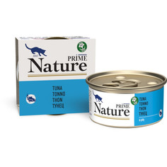 Влажный корм для взрослых кошек PRIME NATURE с тунцом, в желе - 85 г x 24 шт P.R.I.M.E.
