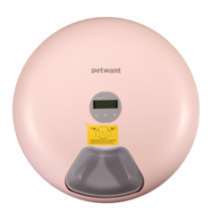 Автокормушка для животных Petwant F6-LCD 1,2 л розовая