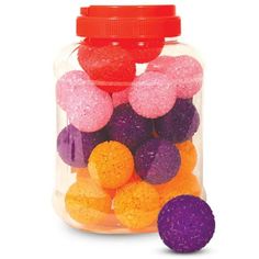 Игрушка Triol для кошек, Мяч зернистый, ассорти 22181016, диаметр 41 мм