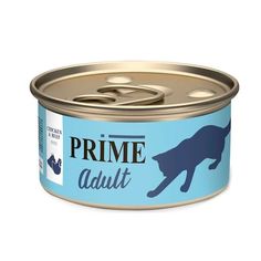 Влажный корм для кошек PRIME MEAT, курица и говядина, 75 г P.R.I.M.E.
