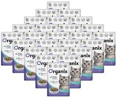 Влажный корм для кошек Organix, для стерилизованных, лосось в соусе, 25 шт по 85 г
