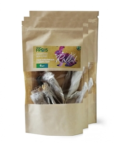 Лакомство для собак FRAIS, ухо, кролик, 3 шт по 50г