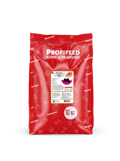 Сухой корм для кошек Profifeed для стерилизованных, 10кг