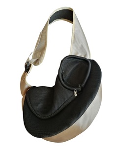 Сумка-переноска, слинг для кошек и собак Теремок 13x35x25см бежевый