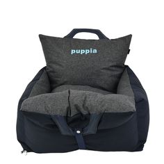 Автокресло для собак PUPPIA Car Seat, тёмно-синее, 48х46х43см, M