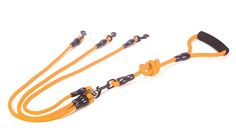 Поводок-сворка для трех собак, Bentfores (1,5 м/13 мм, оранжевый)