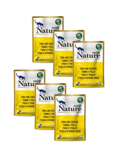 Влажный корм для кошек Prime Nature Adult Тунец и куриное филе в желе, пауч, 6 шт по 100 г P.R.I.M.E.