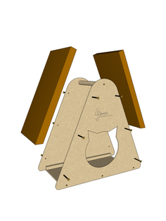 Сменный блок для когтеточки Фрося, картон, бежевый