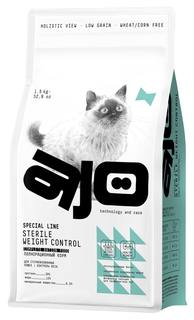 Сухой корм для кошек AJO Cat Sterile Weight Control для стерилизованных, 1,5 кг